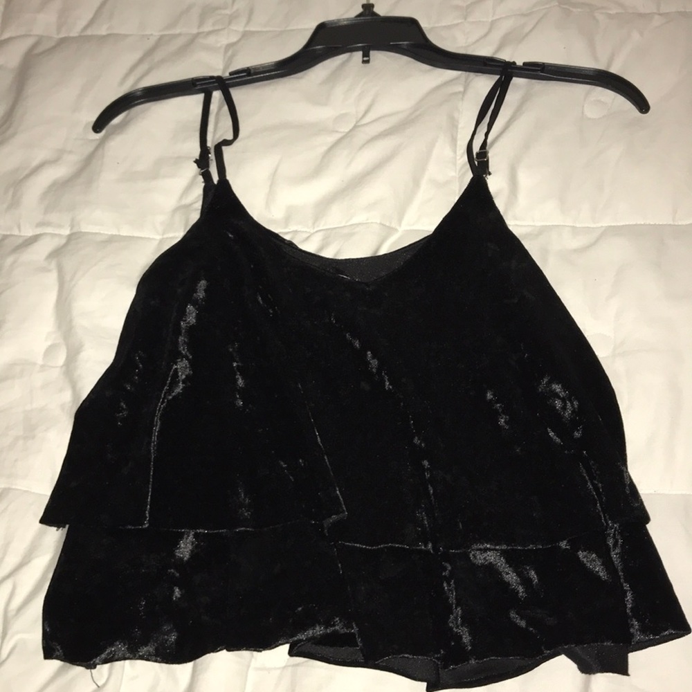 Black Velvet Top